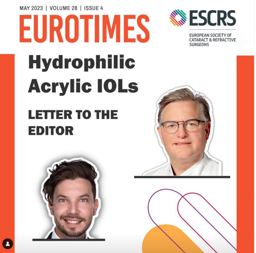 Eurotimes Hydrophilic Acrylic IOLs